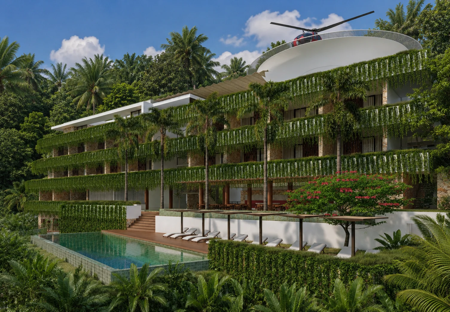 Xavier Resort — project gallery image 07, Beni Sabara architect