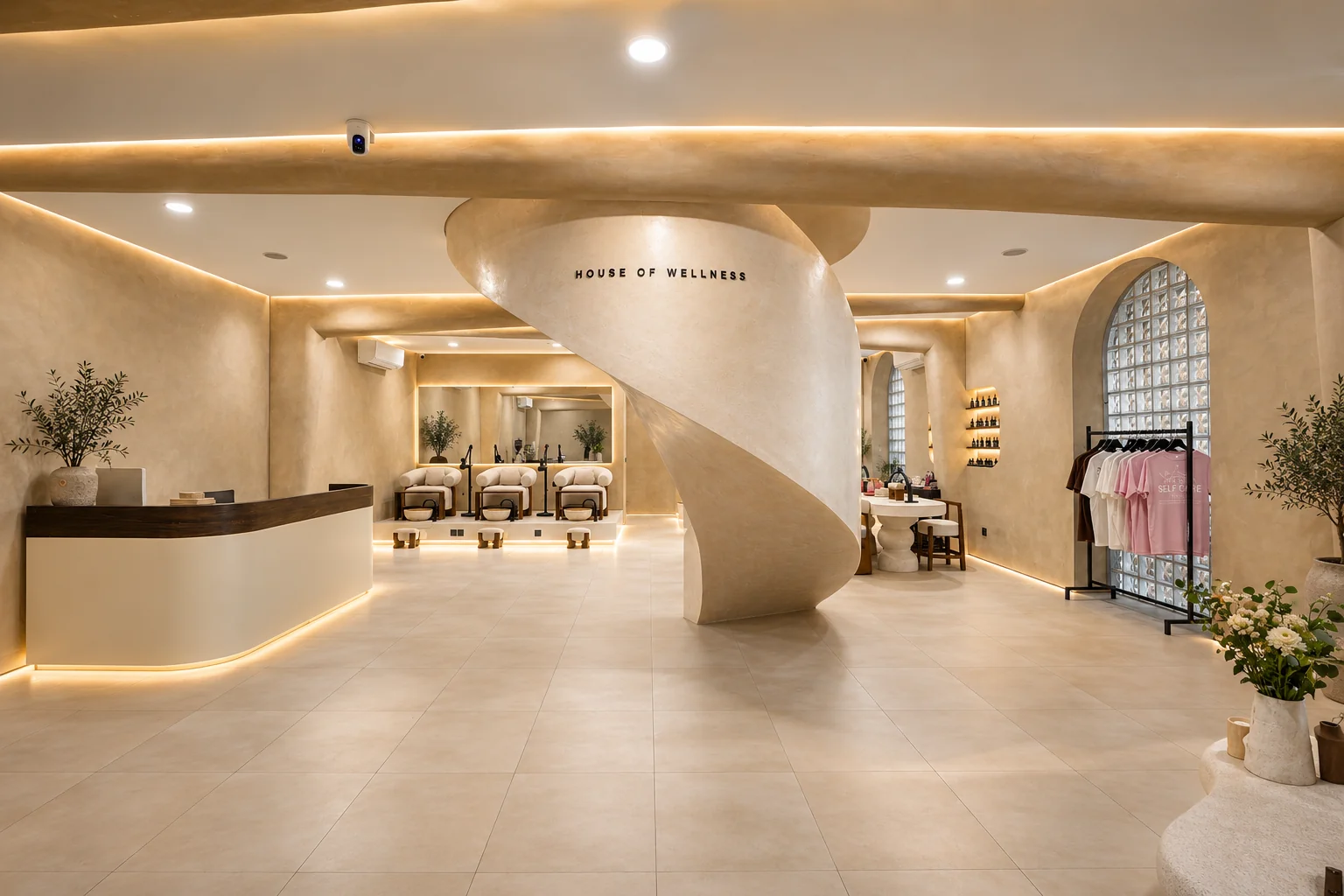 Glaze Spa — project gallery image 07, Beni Sabara architect