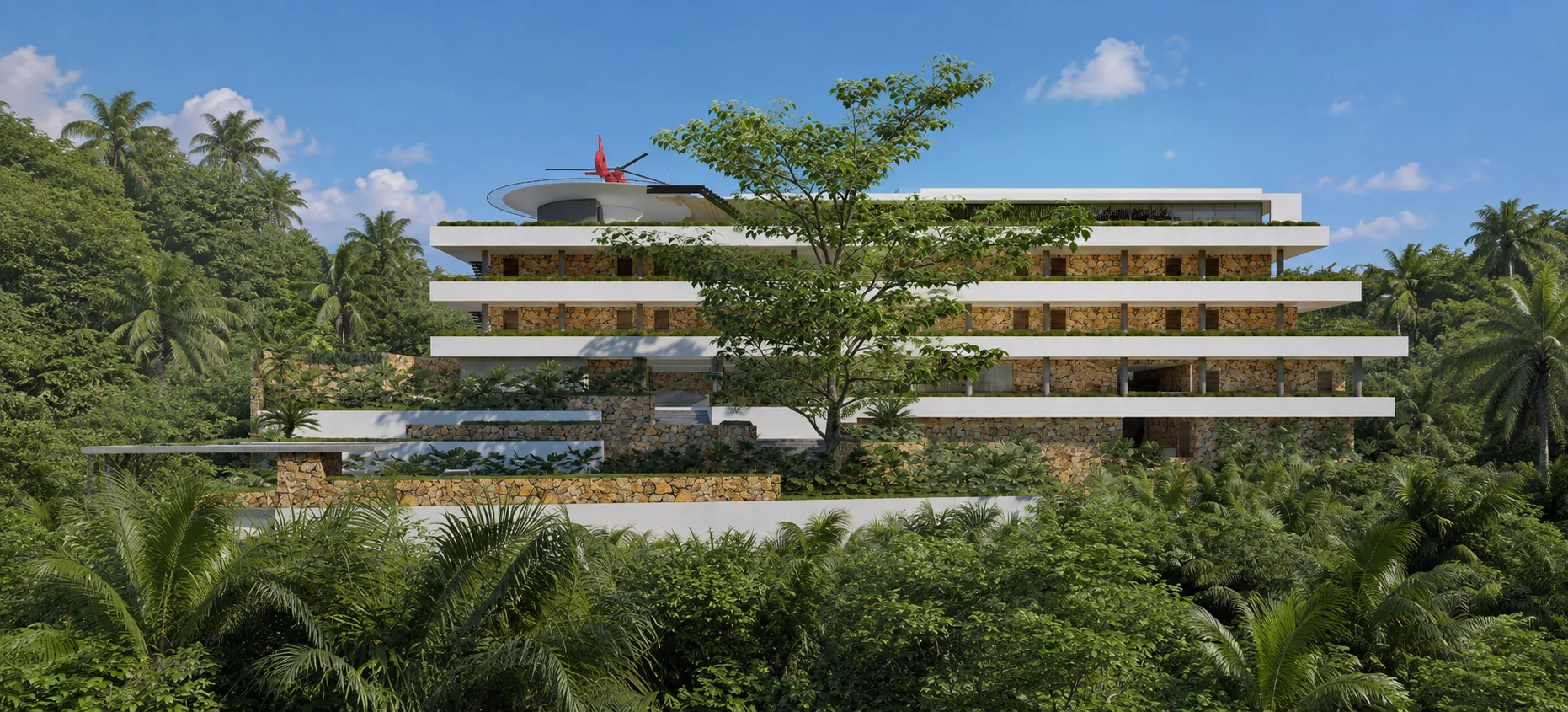 Xavier Resort — project gallery image 08, Beni Sabara architect